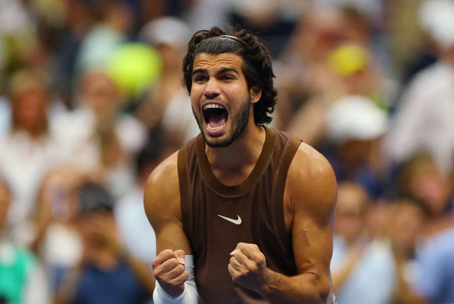 Alcaraz, eufórico tras su debut en el US Open 