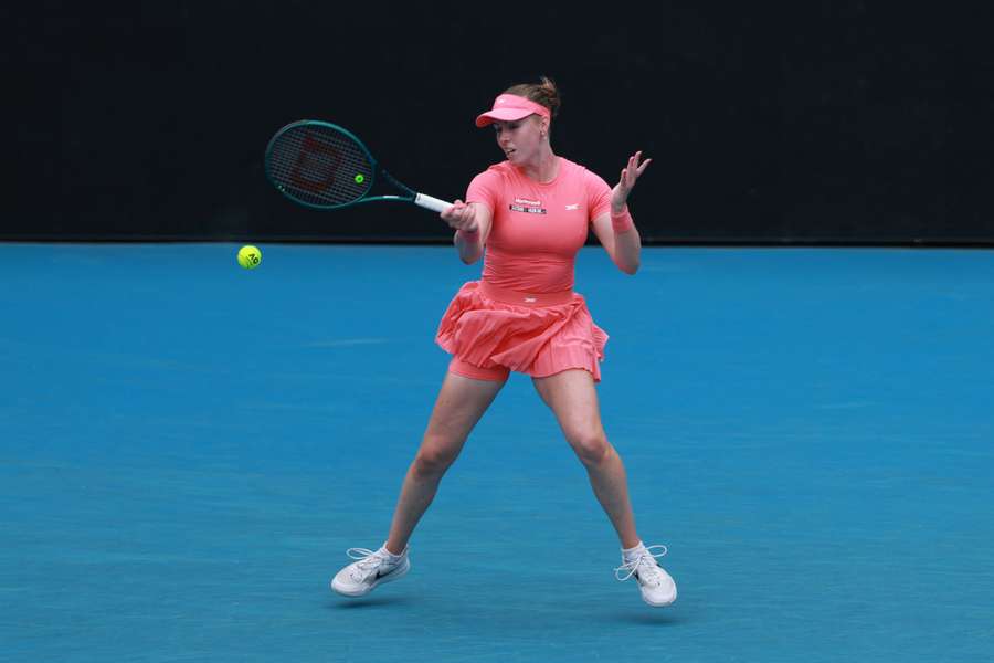 Talia Gibson in action at the Australian Open earlier this year. Talia Gibson in action at the Australian Open earlier this year.