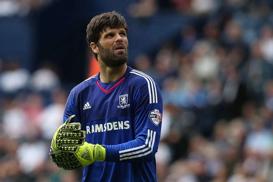 Konstantopoulos with Middlesbrough in 2015