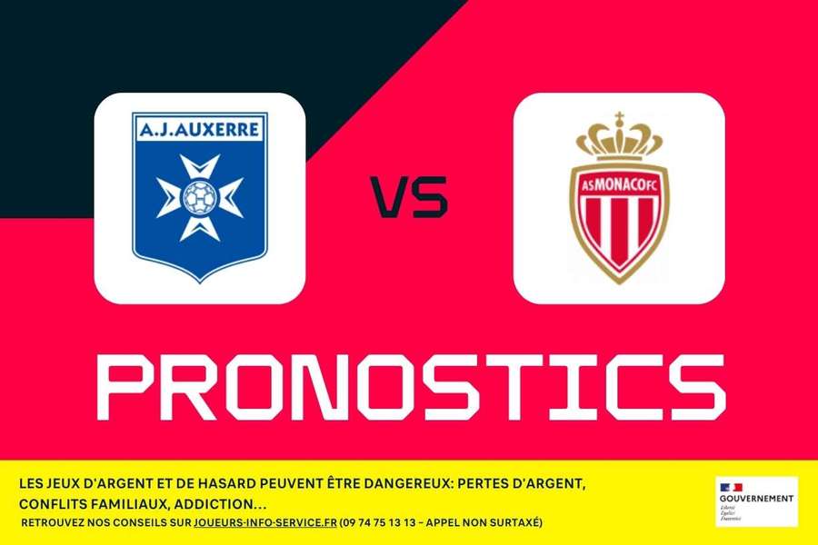Auxerre - Monaco : Pronostics, meilleurs paris et cotes (Ligue 1)