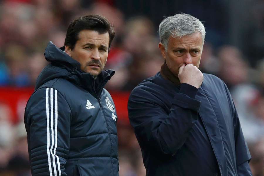 Rui Faria, junto a José Mourinho Rui Faria, junto a José Mourinho