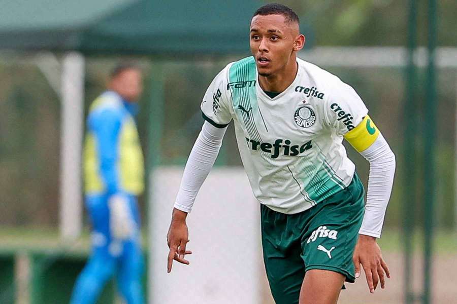 Michel, central de 21 anos do Palmeiras