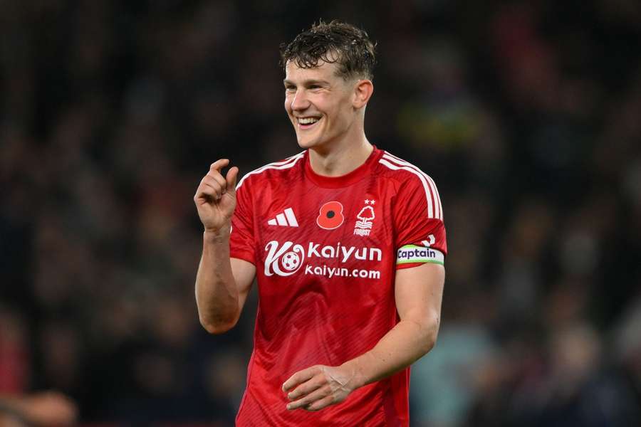 Ryan Yates, capitão do Nottingham Forest