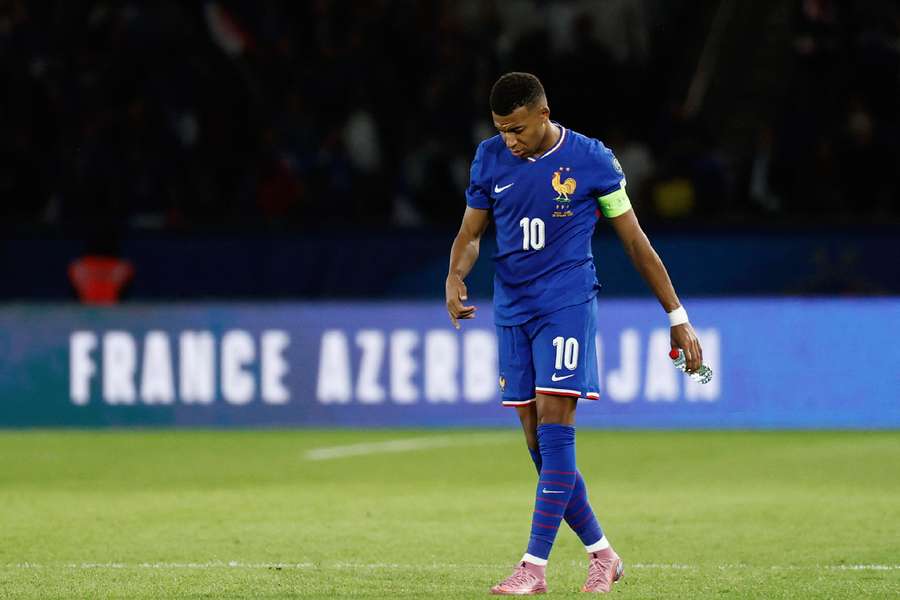 Mbappe on international duty 