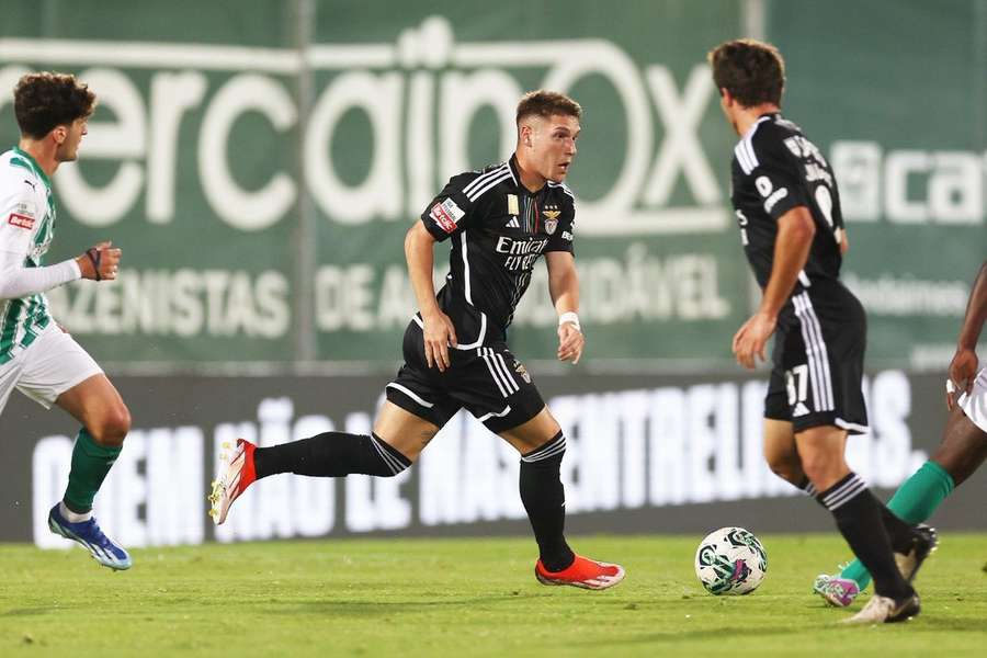 Benjamín Rollheiser ao serviço do Benfica