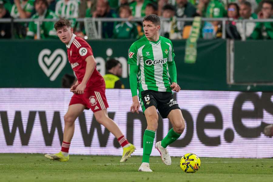Altimira, jogador do Real Betis Altimira, jogador do Real Betis