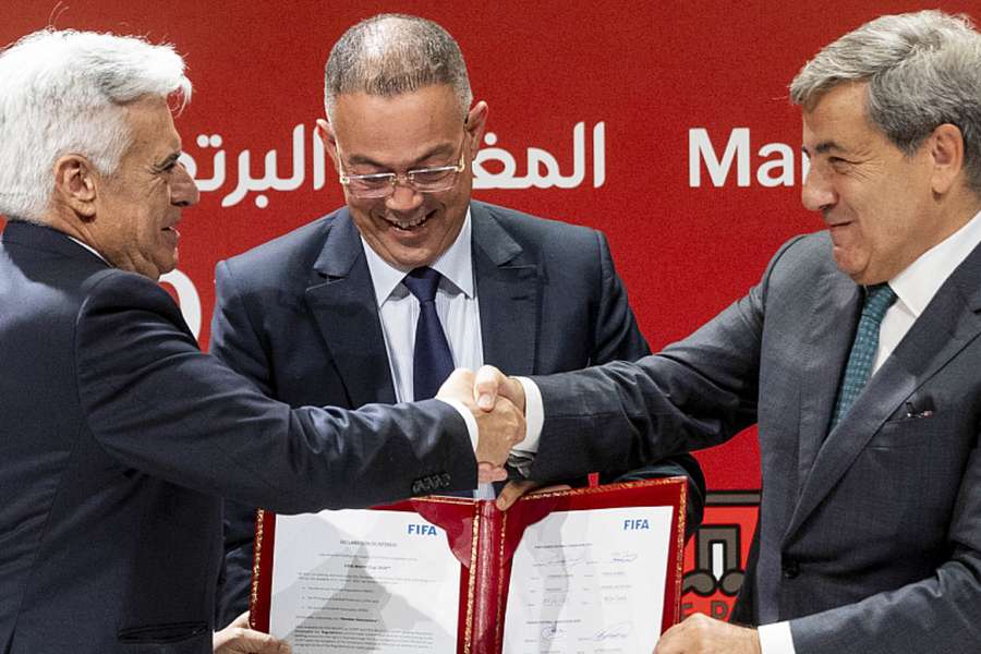 Marruecos, Portugal y España firman el acuerdo de candidatura del Mundial 2030