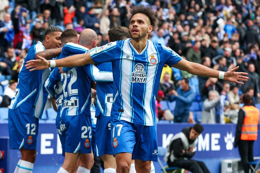 Braithwaite's scoring var ikke nok til at give Espanyol points mod Valladolid