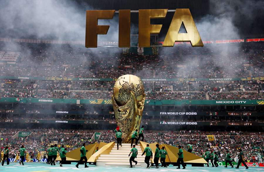 A cerimônia de abertura da Copa do Mundo foi curta A cerimônia de abertura da Copa do Mundo foi curta