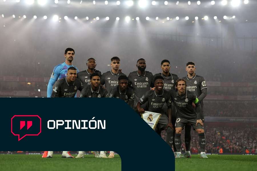 El Real Madrid que jugó de inicio ante el Arsenal 