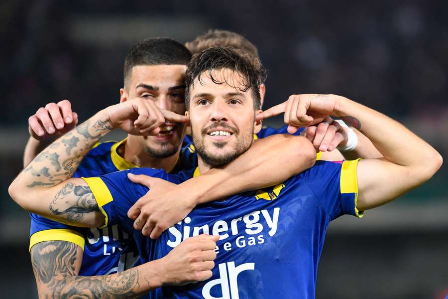 Simone Verdi scored both goals for Verona to lift themselves to the brink of the safety zone Simone Verdi scored both goals for Verona to lift themselves to the brink of the safety zone