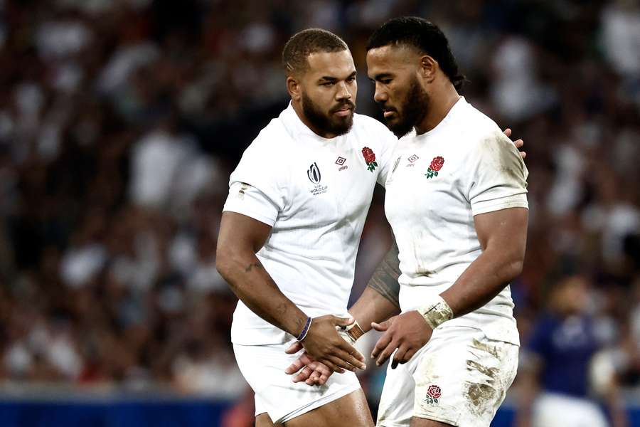 Manu Tuilagi and Ollie Lawrence both featured for England at Rugby World Cup 2023 in France