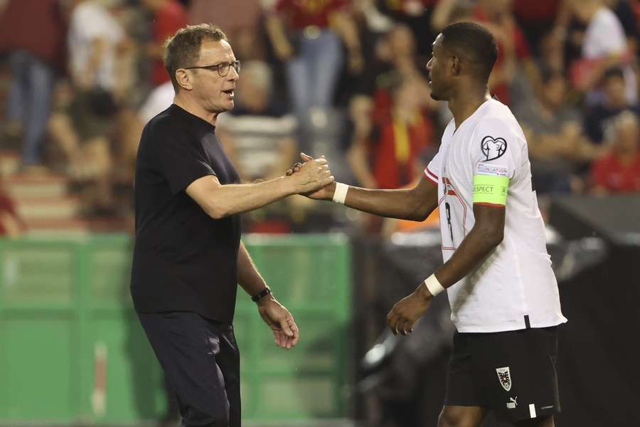 Ralf Rangnick pode contar mais uma vez com o seu capitão David Alaba