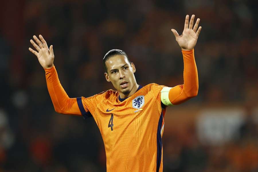 The Netherlands' Virgil van Dijk during the UEFA Nations League game against Spain