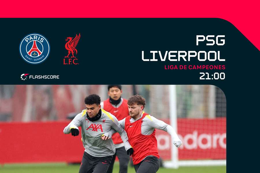 El Liverpool afronta un duro encuentro ante el PSG.