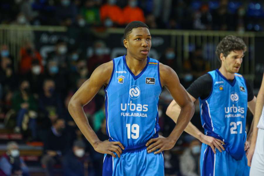 Malique Lewis, durante su etapa en el Fuenlabrada.