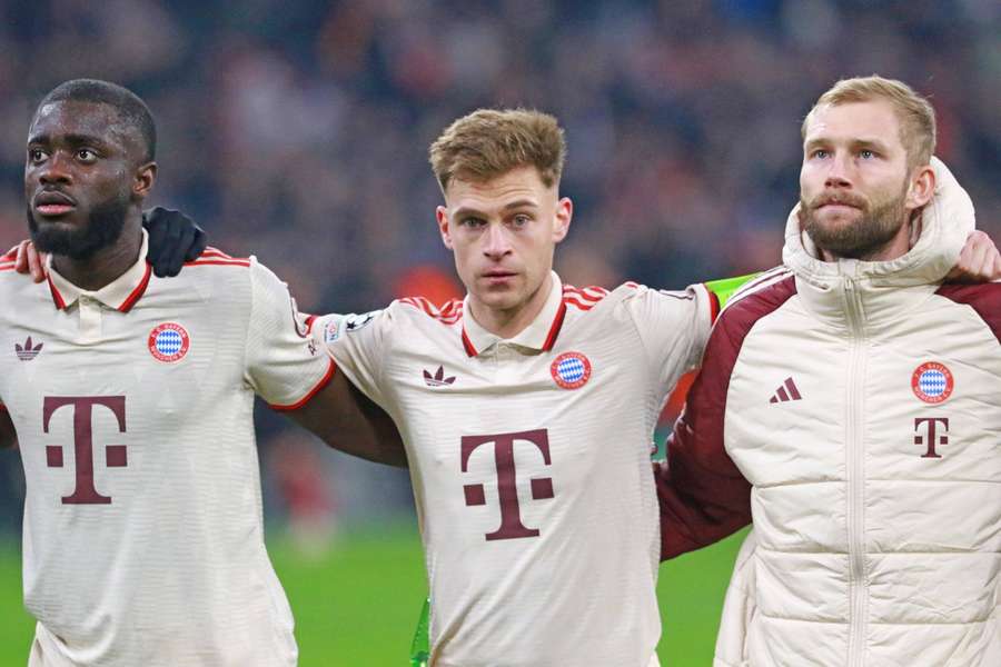 Hat Joshua Kimmich (M.) Zukunft beim FC Bayern?