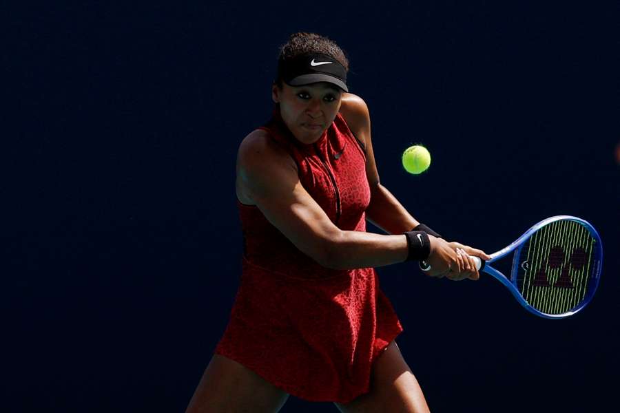 Naomi Osaka in Aktion beim Masters in Miami Naomi Osaka in Aktion beim Masters in Miami