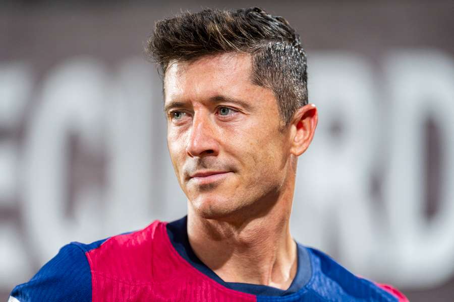 Robert Lewandowski já tem três gols em LaLiga