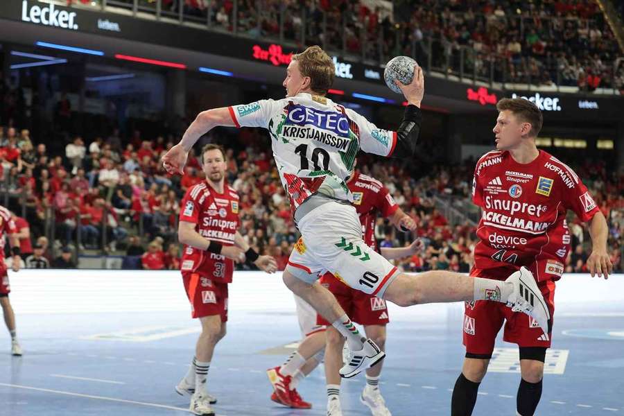 Handball: Magdeburg vorübergehend Tabellenführer