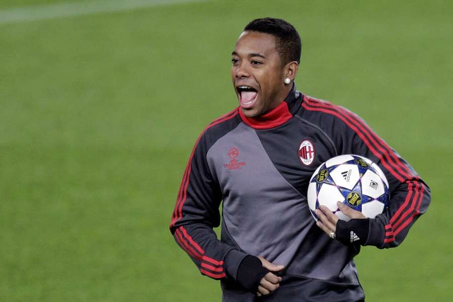 Robinho im Jahr 2013 im Dress von Milan. Aufgrund einer Vergewaltigung in jenem Jahr wurde er zu einer Gefängnisstrafe von neun Jahren verurteilt.