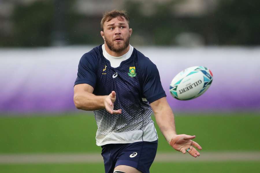 Duane Vermeulen training with South Afica