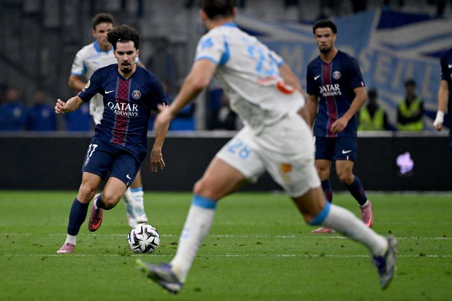 Vitinha em ação frente ao Marselha