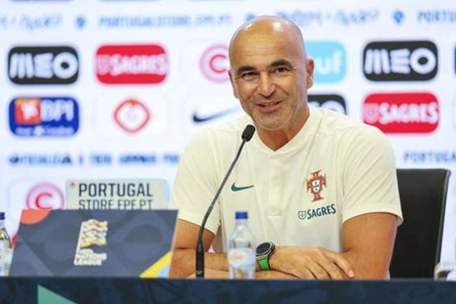 Roberto Martínez habló con los periodistas en Alemania