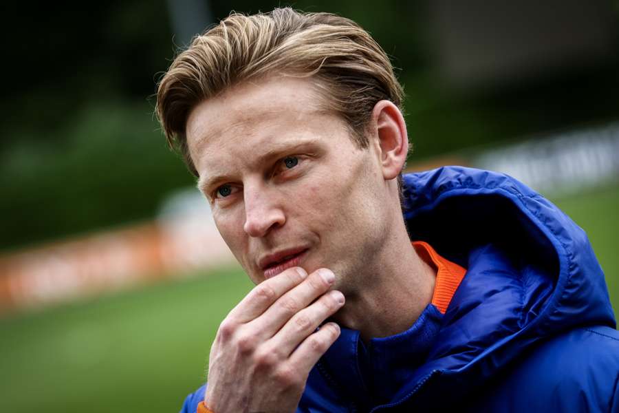 Frenkie de Jong kampt met een enkelblessure