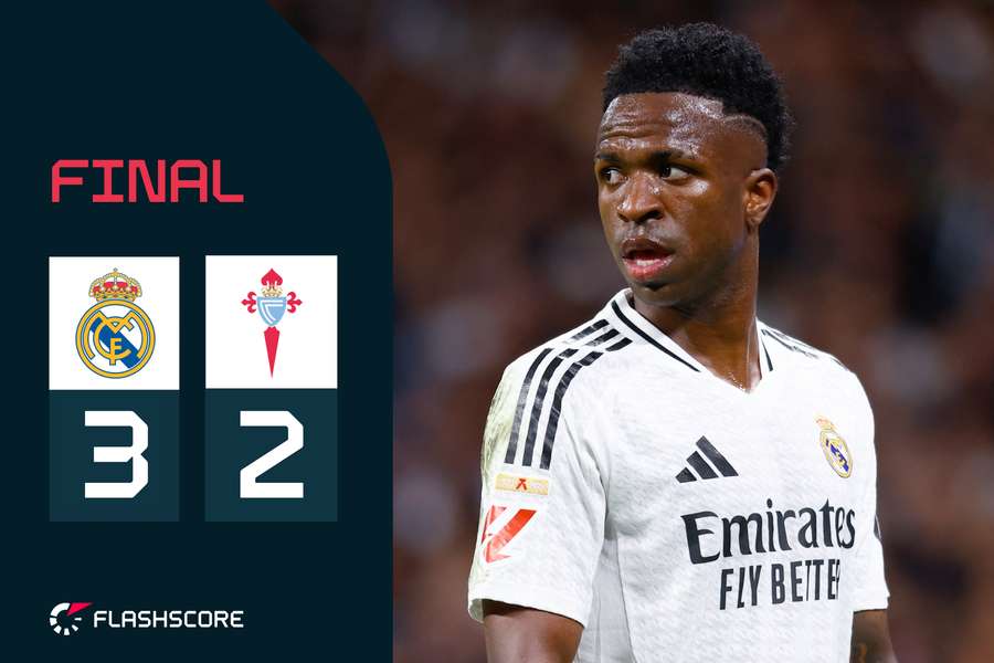 Vinicius, titular en el Real Madrid.