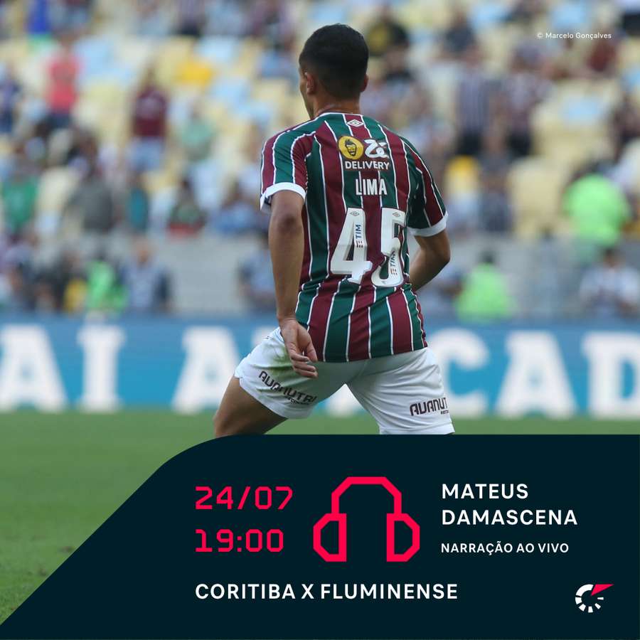 Coritiba x Fluminense: onde assistir ao jogo pelo Brasileirão