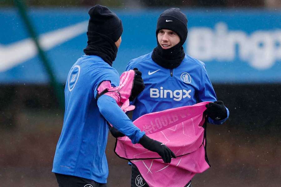 Chelsea's Cole Palmer during training