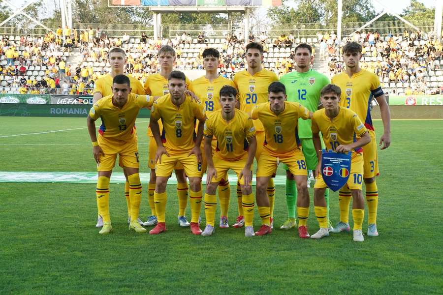 România U19 înaintea meciului cu Danemarca