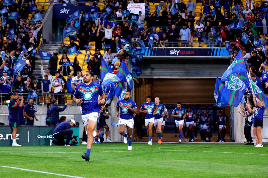 Tohu Harris leads the New Zealand Warriors out in their previous visit to Wellington. Tohu Harris leads the New Zealand Warriors out in their previous visit to Wellington.