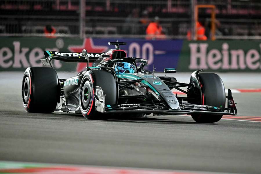 Mercedes' British driver George Russell