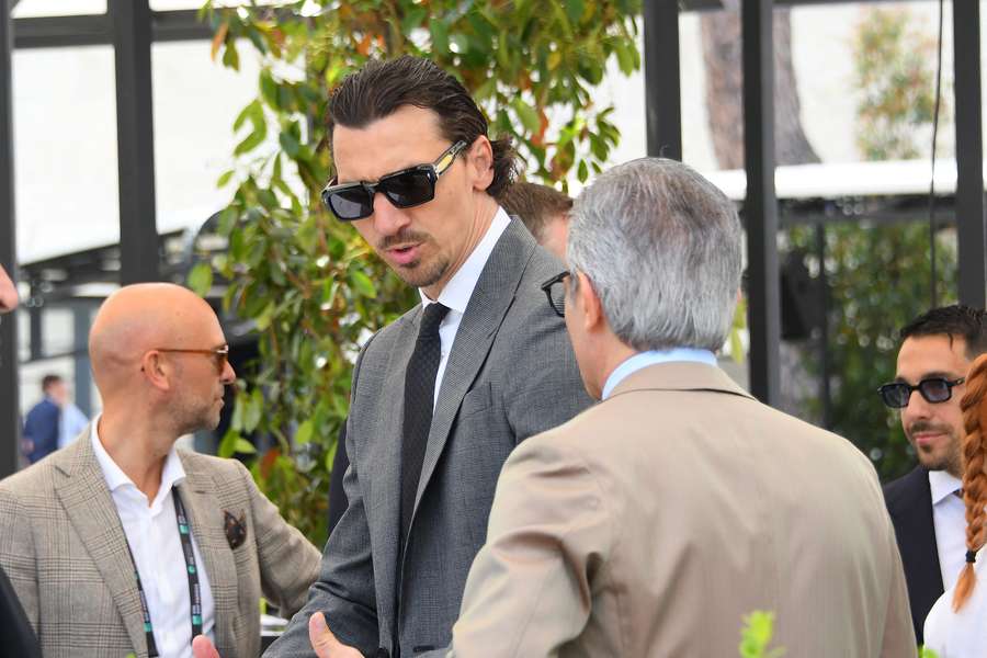 Zlatan Ibrahimovic, directivo del Milan y exjugador 'rossonero'