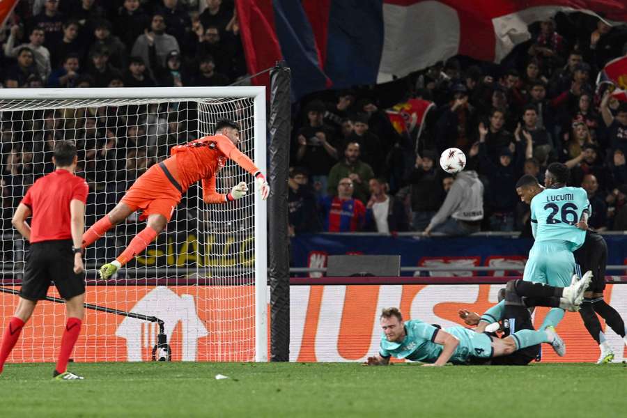 Il gol dell'1-0 dell'Aston Villa