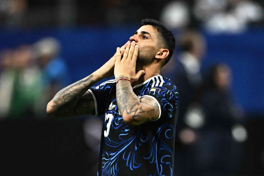 Argentina defender Cristian Romero. Argentina defender Cristian Romero.