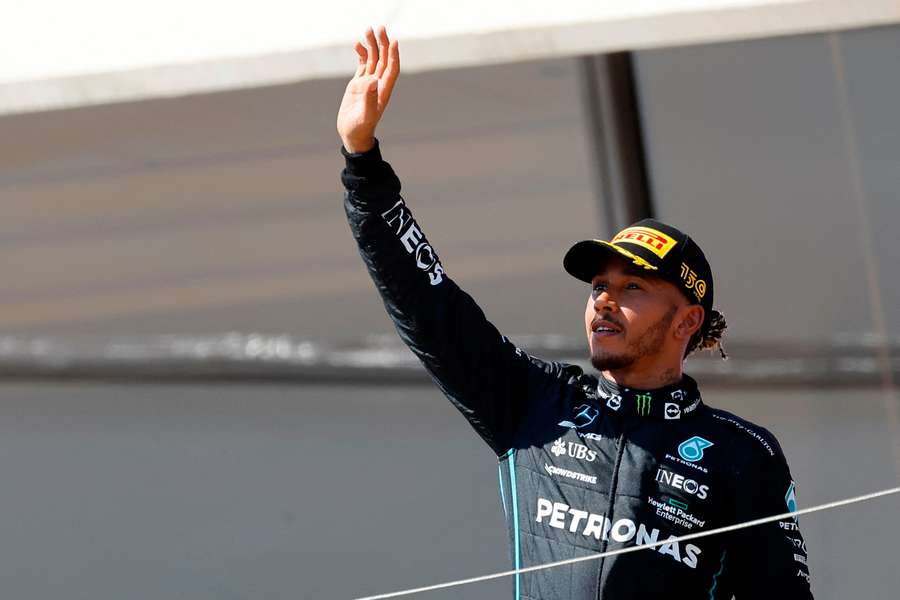 Lewis Hamilton thought he had lost three kilos during the race