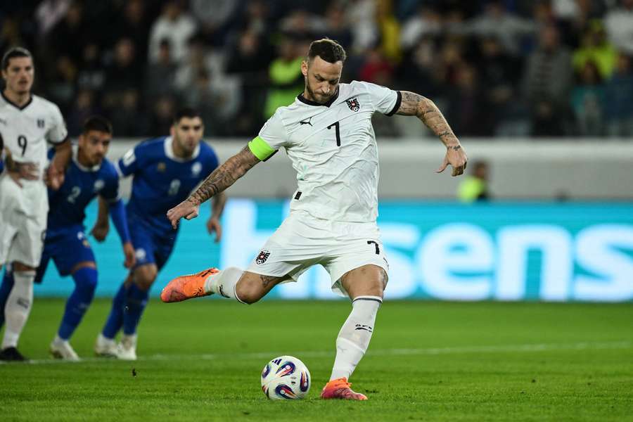 Arnautovic é o melhor marcador da Áustria Arnautovic é o melhor marcador da Áustria