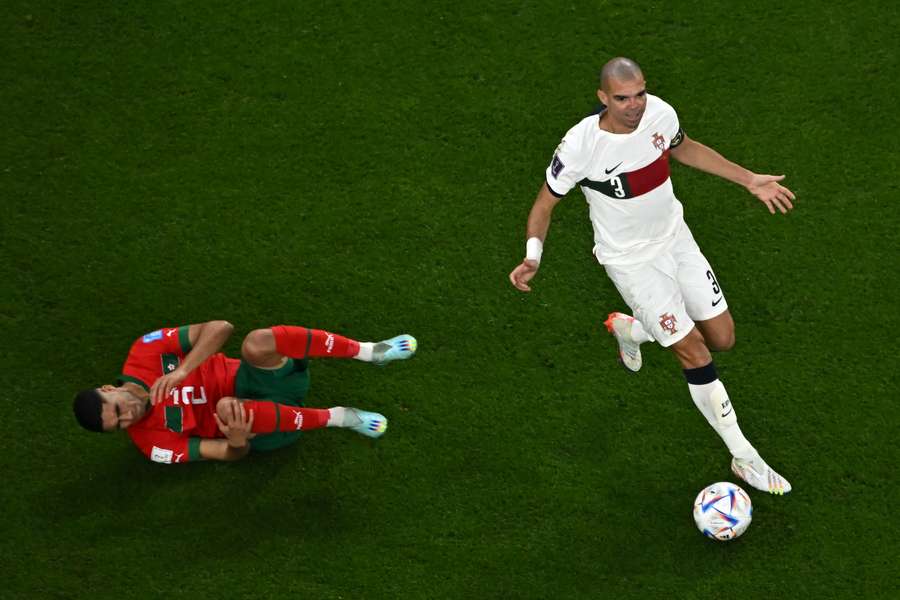 Pepe lesionou-se na partida com Marrocos