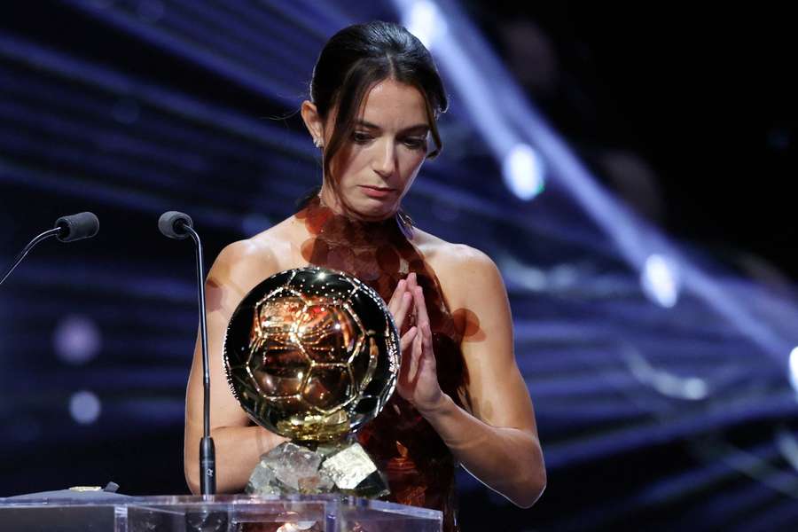 Aitana Bonmatí, tras recibir el Balón de Oro
