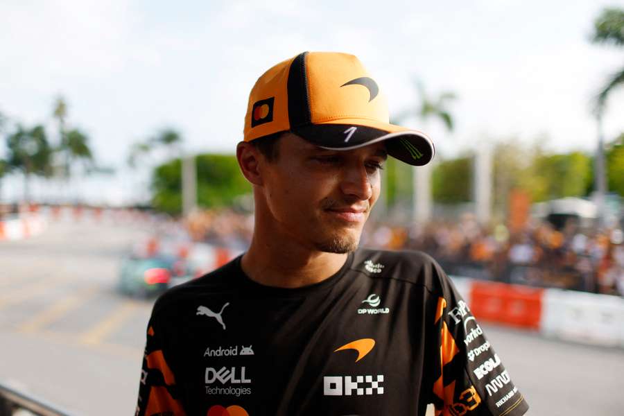 Lando Norris, à Miami.