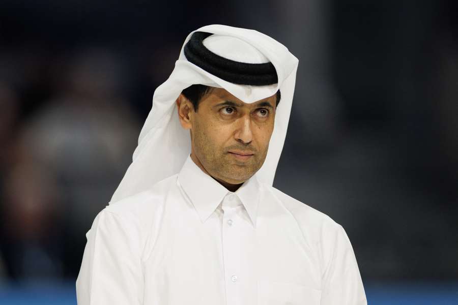 Al-Khelaïfi à Doha samedi.