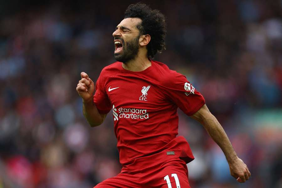 Mohamed Salah chegou a 100 gols em Anfield