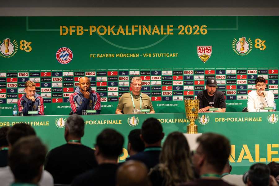 Am Abend steigt das Pokalfinale zwischen dem FC Bayern und dem VfB Stuttgart. Am Abend steigt das Pokalfinale zwischen dem FC Bayern und dem VfB Stuttgart.