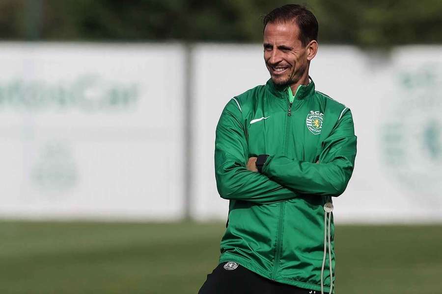 João Pereira no treino do Sporting