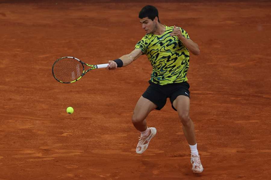 Alcaraz en la final del Mutua Madrid Open