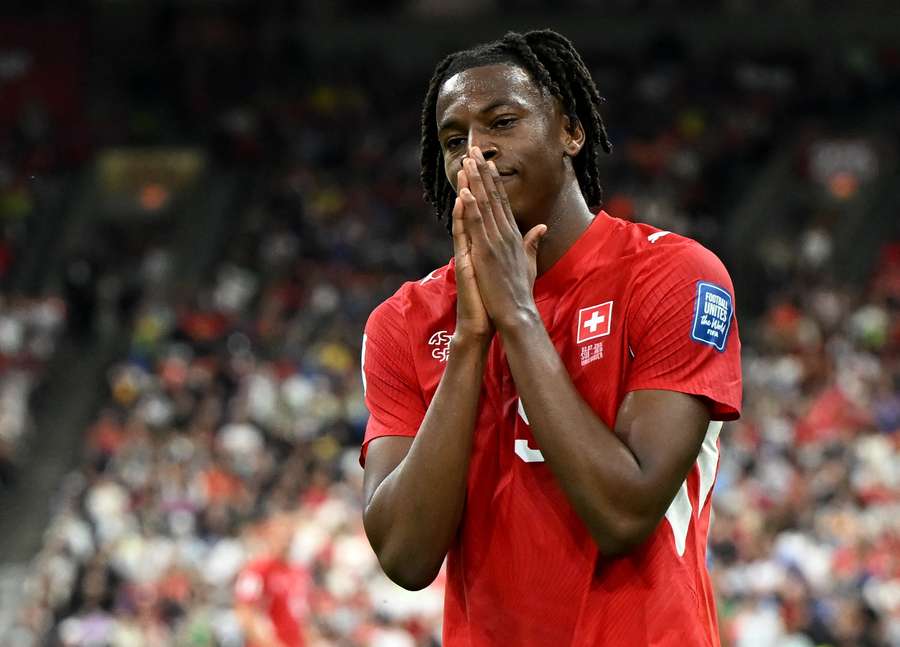 Switzerland's Johan Manzambi has been linked with Newcastle Switzerland's Johan Manzambi has been linked with Newcastle