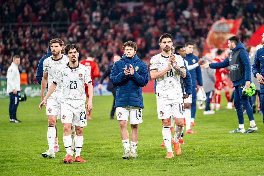 Rúben Neves asistió a la rueda de prensa de la selección nacional,